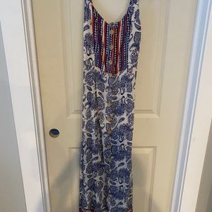 Paisley maxi dress
